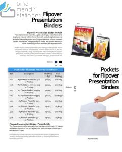 Contoh Map presentasi Bantex 5517 Paper Flipover A3 merek Bantex