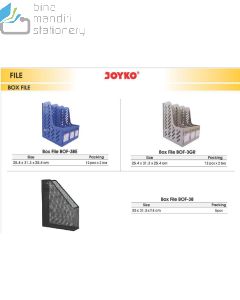 Gambar Joyko BOF-38 | BOF-3BE | BOF-3GR Boxfile Plastik dan Boxfile Metal Jaring merek Joyko