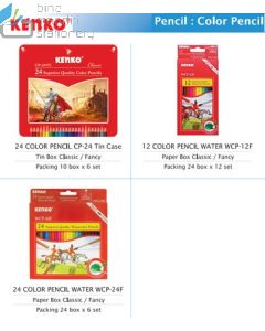 E-Katalog gambar atk Pensil Warna Kenko Pencil Colour WPC-12 F dalam kategory Pensil Warna