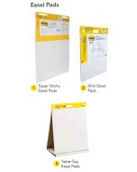 Contoh Alat Perlengkapan Kantor merk 3M Post-it , Gambar Produk 3M Post-it 563R Table-Top Easel Pads 510x585mm 20 Sheets harga 294500 di Toko Peralatan Sekolah Murah