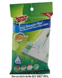 Katalog alat-alat kantor 3M Scotch Brite,  3M Scotch Brite Easy Sweeper Wet refill 8 Sheets harga normal 43000 di Supplier Alat Tulis Bina Mandiri Stationery
