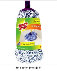Katalog alat-alat kantor 3M Scotch Brite,  3M Scotch Brite Pel Katun Bulat Refill harga normal 71500 di Supplier Alat Tulis Bina Mandiri Stationery