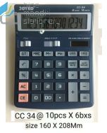 Gambar Kalkulator Meja 14 Digit Joyko Calculator CC-34 merek Joyko
