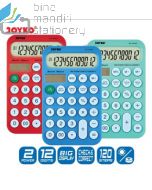 Contoh Kalkulator Meja 12 Digit Joyko Calculator CC-47CO (Red,Green,Blue) merek Joyko
