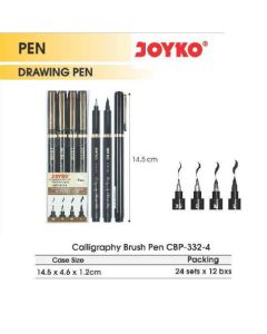 Toko Atk Grosir Bina Mandiri Stationery Jual Joyko Calligraphy Brush Pen CBP-332-4